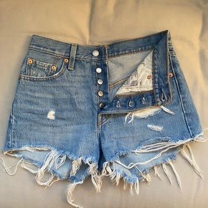Levi’s Premium High Waisted Shorts